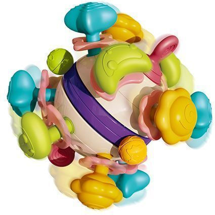 Babyono Beißspielzeug für das Zahnen BPA-frei aus Silikon für 0 m+
