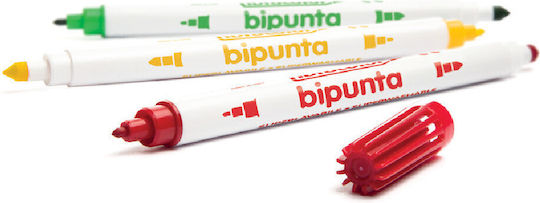 Fibracolor Bipunta Μαρκαδόροι Ζωγραφικής 2mm Λεπτοί, με Διπλή Μύτη, Πλενόμενοι Σετ 12 χρώματα