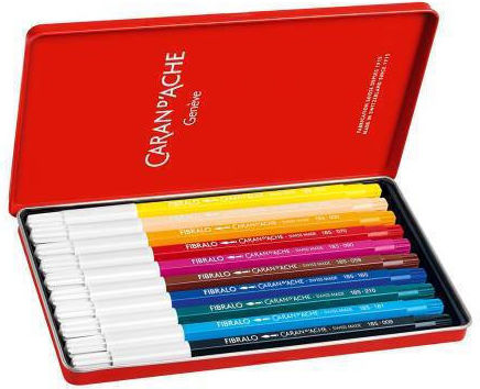 Caran D'ache Washable Drawing Markers Set 10pcs