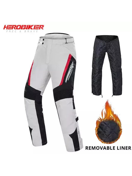 Motorcycle Pants Quick Take-off Design Waterproof Thermal Lining Hero Winter Pants A Xl