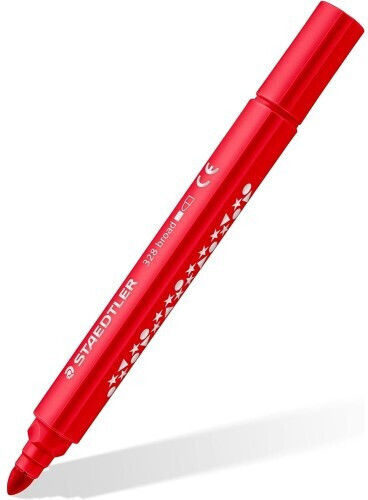 Staedtler Noris Μαρκαδόροι Ζωγραφικής 3mm Χονδροί Σετ 12 Χρώματα