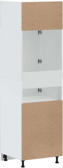 Kalmar Кухненска Колона Бял 60x57x207бр