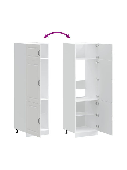 Kalmar Кухненска Колона Бял 60x57x207бр