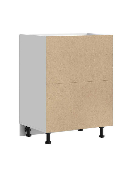 Lucca Dulap pentru Chiuvetă Alb 60x46x81.5buc