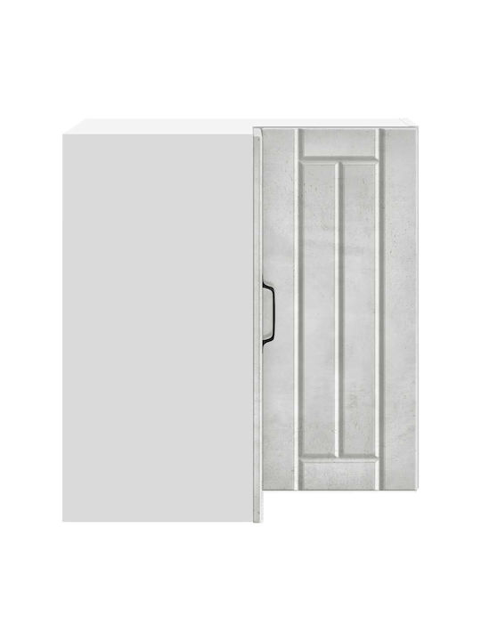 Lucca Eckschrank Wand Concrete Grey 57x57x60Stück