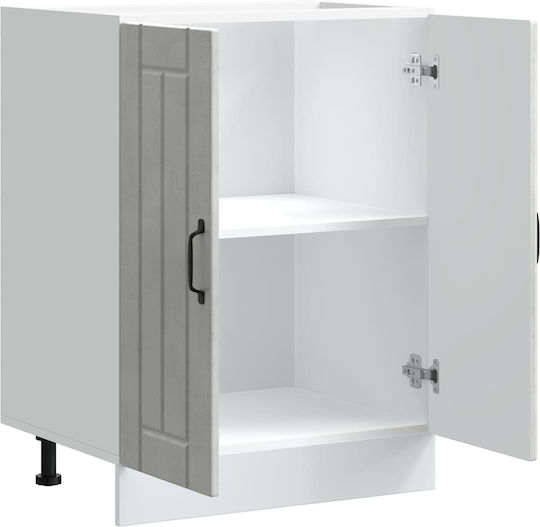 Lucca Dulap pentru Chiuvetă Gri 60x46x81.5buc