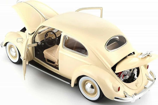 Bburago Volkswagen Car Kafer-Beetle (1955) Beige 1:18 for 3+ Years