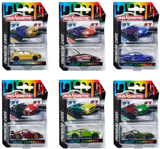 Majorette Color Changers Αυτοκινητάκι 1:64 για 3+ Ετών (Διάφορα Σχέδια) 1τμχ