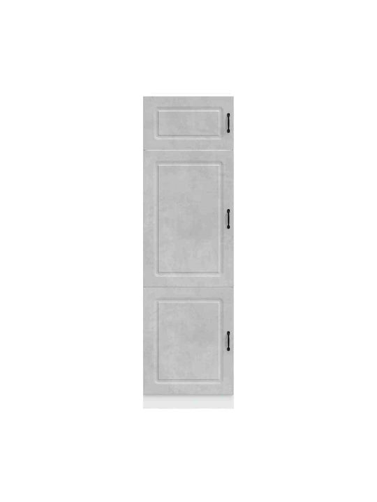 Kalmar Кухненска Колона Сив 60x57x207бр