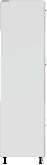 Kalmar Кухненска Колона Сив 60x57x207бр
