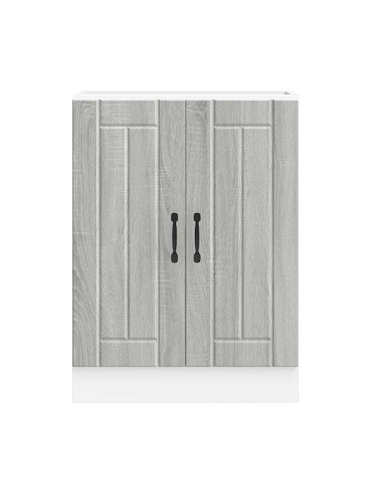 Lucca Шкаф за Мивка Gray Sonoma 60x46x81.5бр