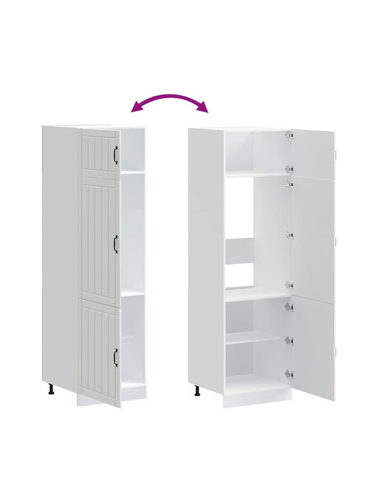 Lucca Küchensäule White 60x57x207Stück