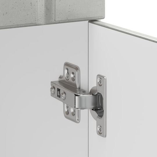Lucca Dulap pentru Chiuvetă Gri 50x46x81.5buc