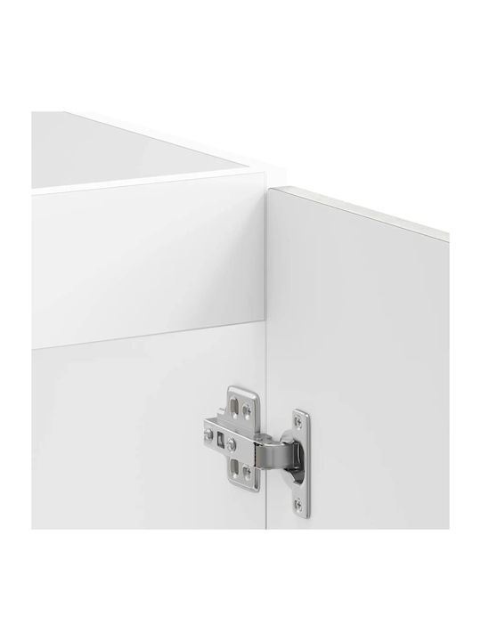 Lucca Ντουλάπι Νεροχύτη Γκρι 80x46x81.5εκ.