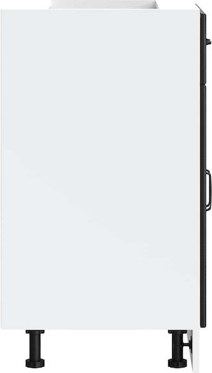 Lucca Spülbeckenschrank Black 60x46x81.5Stück