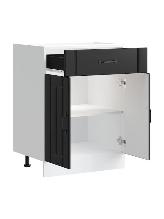 Lucca Sink Cabinet Black 60x46x81.5pcs