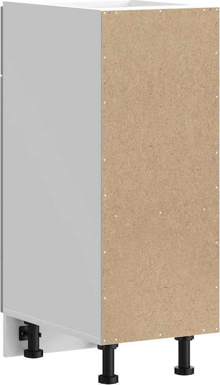 Lucca Dulap pentru Chiuvetă Gri 30x46x81.5buc