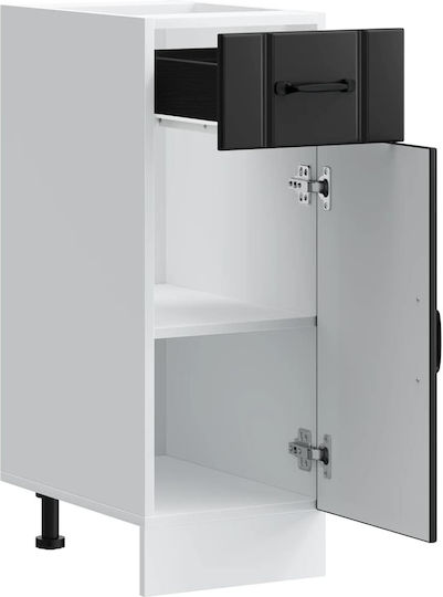 Lucca Dulap pentru Chiuvetă Negru 30x46x81.5buc