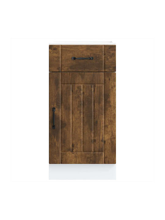 Lucca Spülbeckenschrank Smoked Oak 40x46x81.5cm