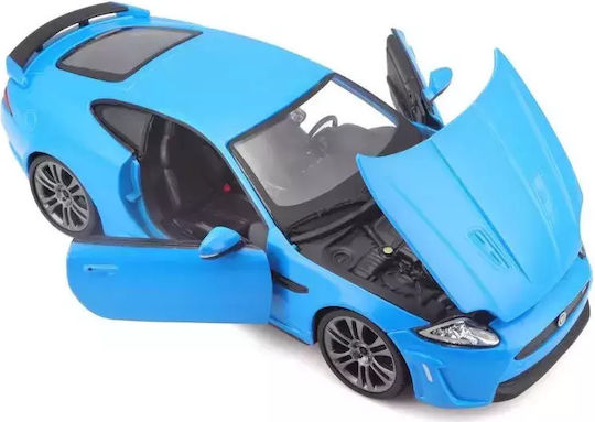 Bburago Jaguar XKR-S Toy Car Blue Scale 1:24 for 3+ Years