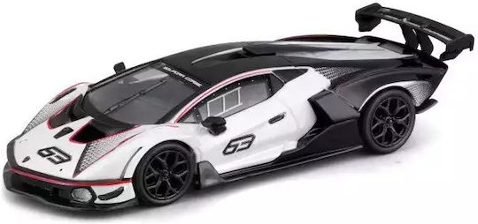 Lamborghini Essenza Scv12 White-Black 1:32 Bburago Toy Car