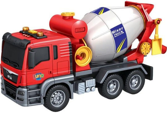 Luna Concrete Mixer 1:14 Pull Back For 3+ Years Old