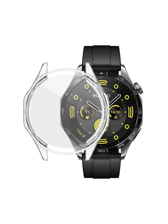 Best Accessories 2 In 1 Protective Case Transparent Huawei Watch Gt5 46mm Best Accessories 2 In 1 Protective Case Transparent Huawei Watch Gt5 46mm