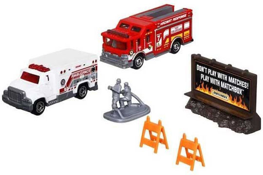 Mattel Fire Rescue Комплект Коли Пожарна кола за 3++ Години