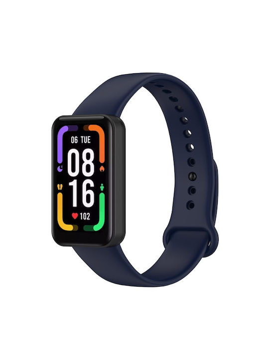 Smart Armband Silikon mit Pin Blau (Redmi Smart Band Pro)