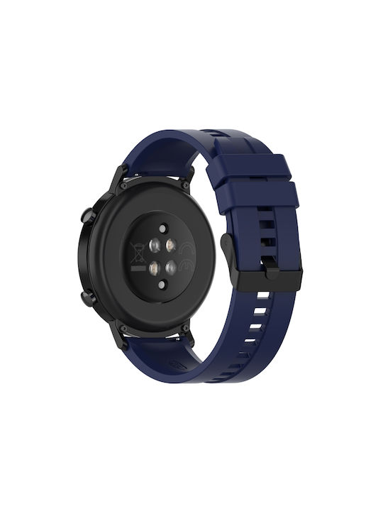 Λουράκι Silicone Black Buckle Amazfit Gts 3 Gts 2 Midnight Blue