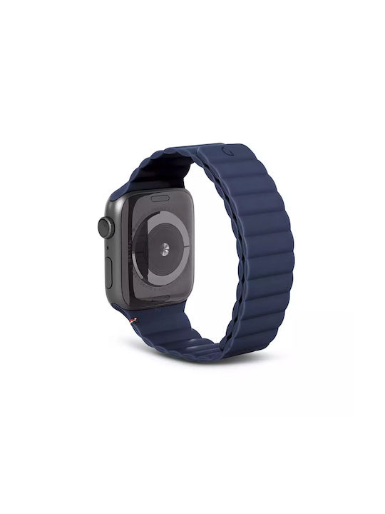 Decoded Traction Strap Lite Λουράκι Σιλικόνης Navy Μπλε (Apple Watch 38/40/41mm)