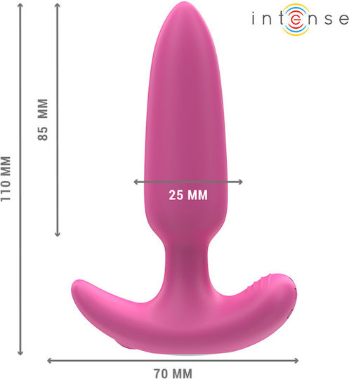 Intense Anal Plug with Wireless Functionality and Vibration Pink