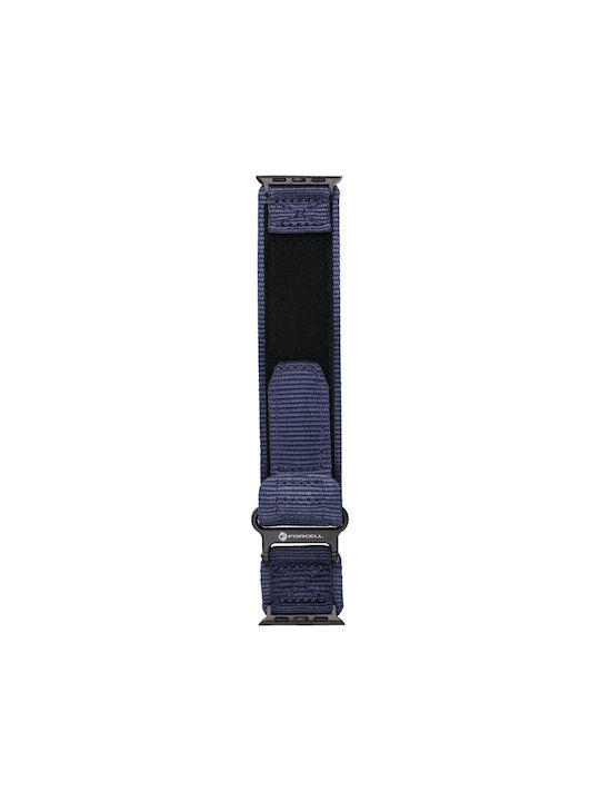 Forcell F-design Λουράκι Υφασμάτινο Μπλε (Apple Watch 38/40/41 mm)