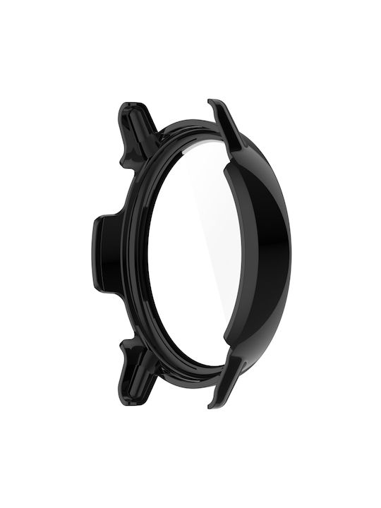 2 in 1 Schutzhülle + Gehärtetes Glas für Garmin Vivoactive 5 Schwarz