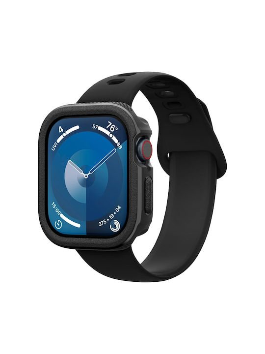 Caseology Vault Θήκη Σιλικόνης σε Μαύρο χρώμα για Apple Watch 10 46mm
