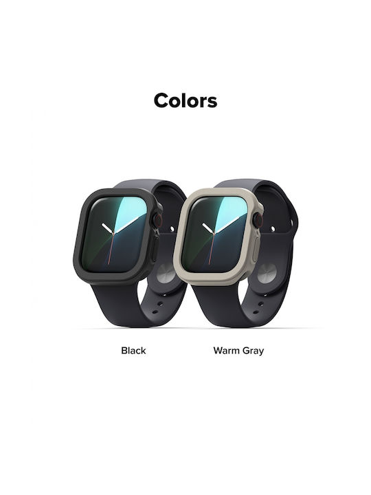 Ringke Silicone Case in Black color for Apple Watch Series 10 (46 mm)