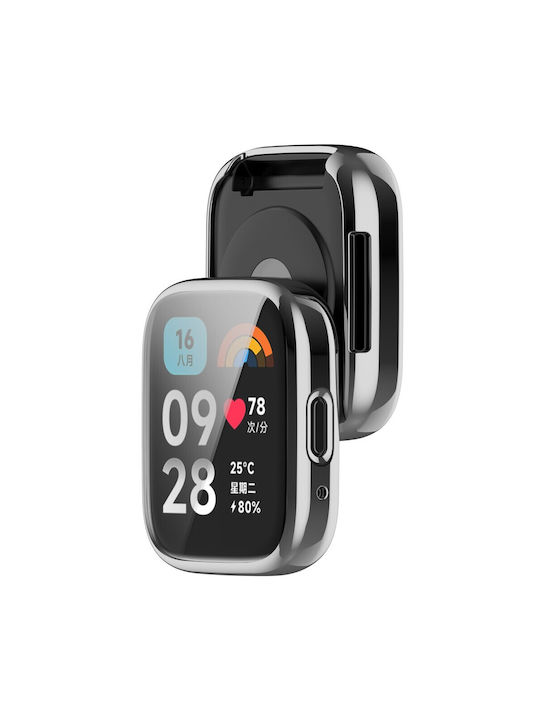 защитна Силиконов Калъф в Сребрист цвят за Redmi Watch 3