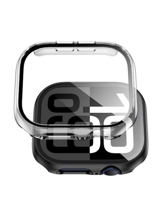 Tech-Protect Defense360 Πλαστική Θήκη με Τζαμάκι σε Διάφανο χρώμα για Apple Watch 10 / 11 (42 Mm)
