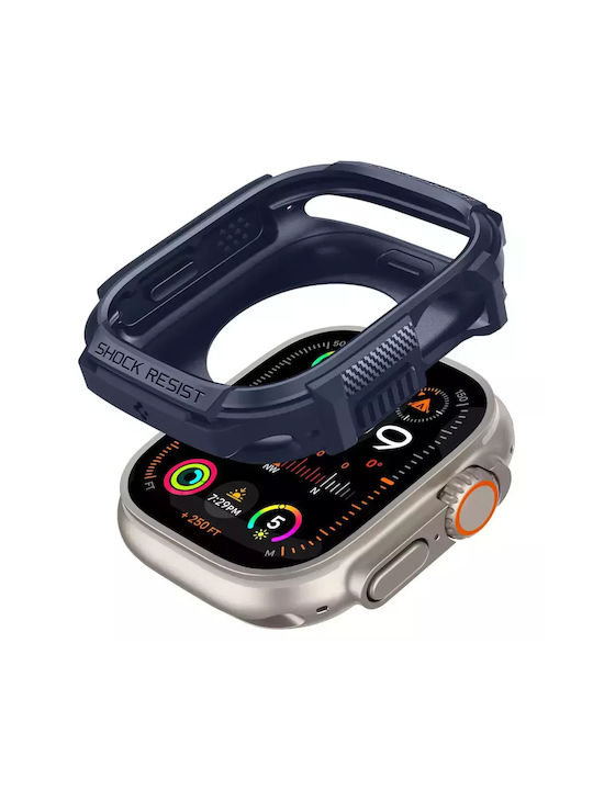 Spigen Rugged Armor Θήκη Σιλικόνης σε χρώμα για Apple Watch Ultra 49mm