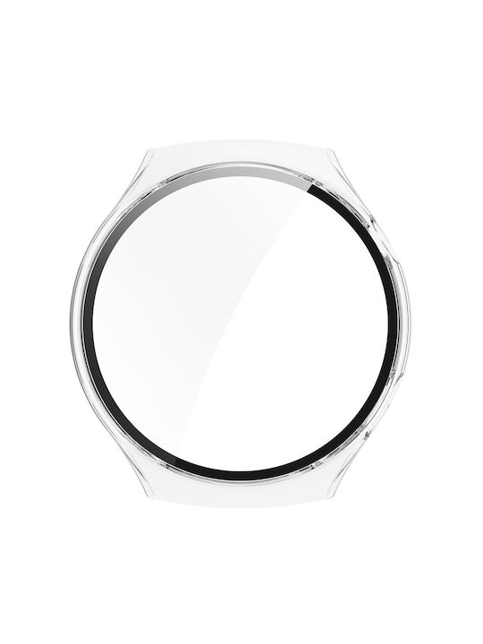 Techsuit Carcasă de Plastic cu Sticlă în culoarea Transparent pentru Huawei Watch 4 Pro