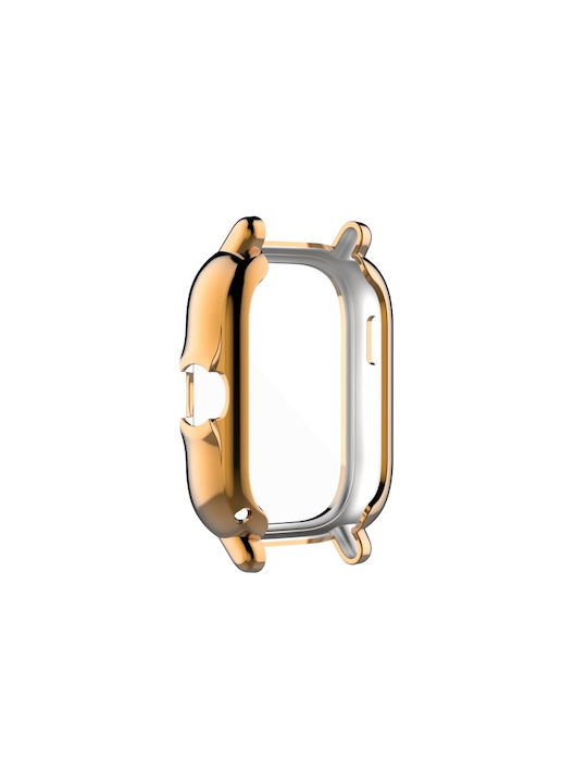 Protecție Carcasă de Silicon în culoarea Rose Gold pentru Amazfit GTS 2