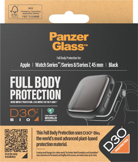 PanzerGlass Protecție De Ecran Full Body Pentru Apple Watch 45mm 1 Buc 3690