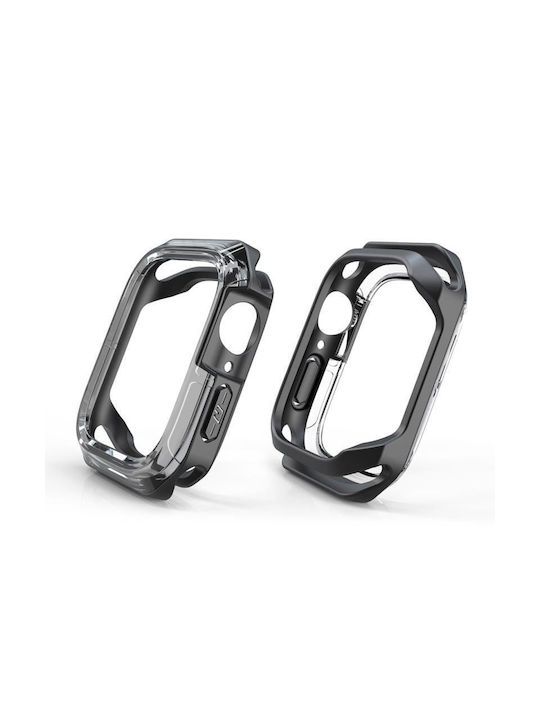 Devia Силиконов Калъф в Черен цвят за Apple Watch 7/8 (45 мм)