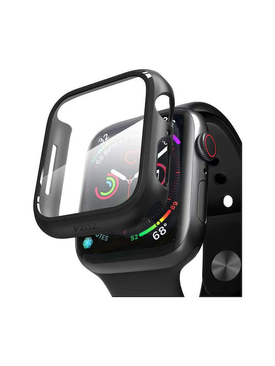 Fullbody Plastikhülle mit Glas in Schwarz Farbe für Apple Watch Ultra 49mm
