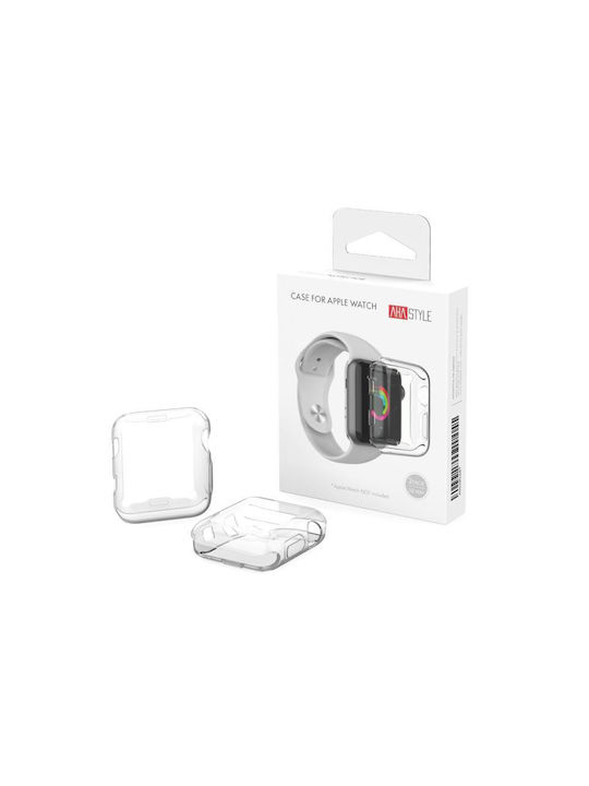 AHAstyle WA05 Θήκη Σιλικόνης σε Διάφανο χρώμα για το Apple Watch 38mm