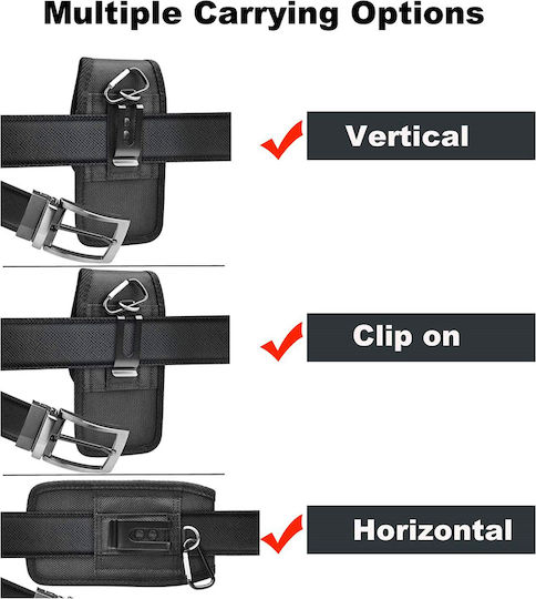 Techsuit TWB1 Belt Case Up to 7" Black