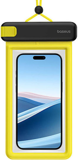 Baseus Deepdive Waterproof Case Αδιάβροχη Θήκη έως 7.2" Κίτρινο P60271600111-00
