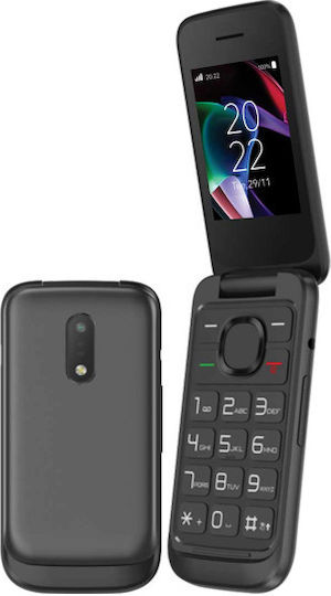 TCL 5023 Dual SIM Mobile with Large Buttons Black