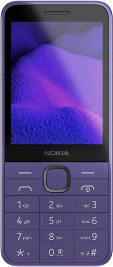 Nokia 235 4G (2024) Dual SIM Mobile with Buttons (English Menu) Purple