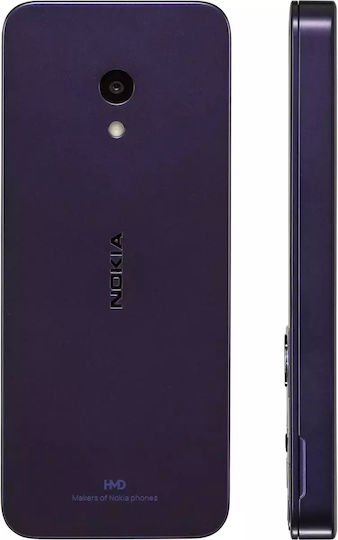 Nokia 235 4G (2024) Dual SIM Mobile with Buttons (English Menu) Purple